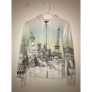 Paris Zip Up Hoodie ✨